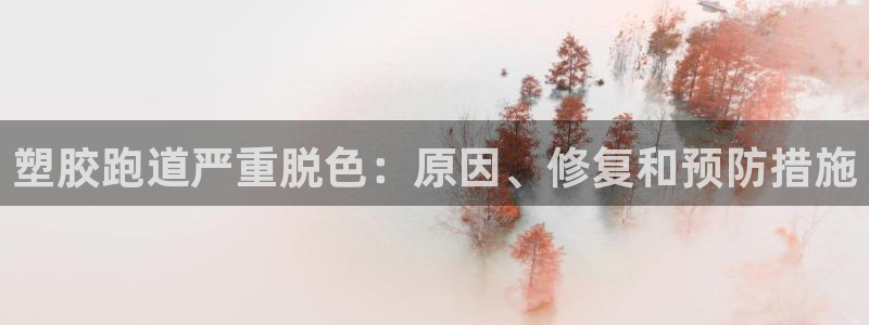 尊龙凯时vip：塑胶跑道严重脱色：原因、修复和预防措