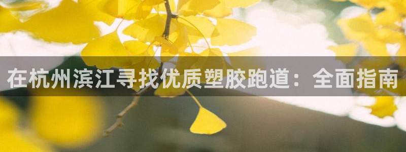 新版尊龙99：在杭州滨江寻找优质塑胶跑道：全面指南