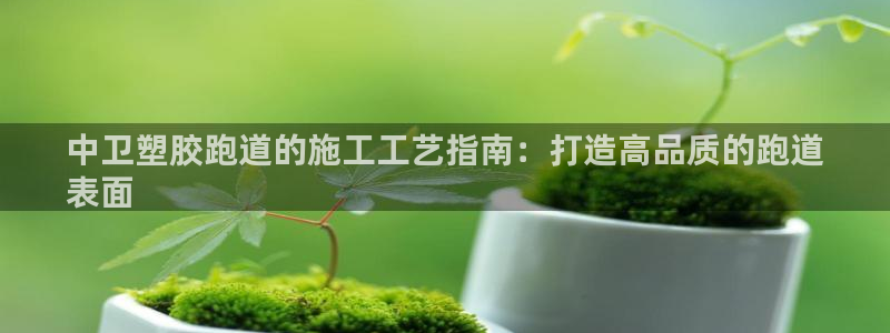 尊龙体育怎么样：中卫塑胶跑道的施工工艺指南：打造高品质的跑道
表面